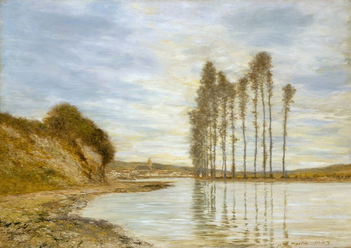 Digital Print - View on the Seine, Harp of the Winds by Homer Dodge Martin