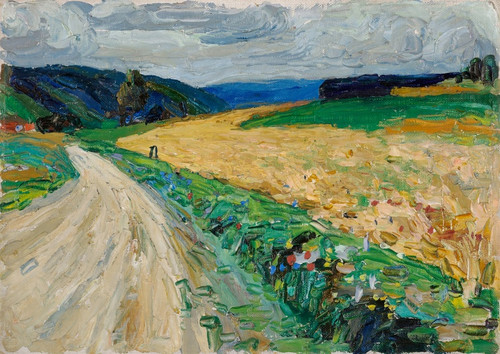 Digital Print - Kallmnz - Nature study on the yellow stagecoach by Wassily Kandinsky