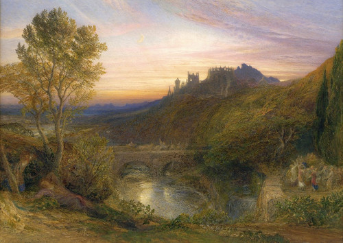 Digital Print - The Towered City by Samuel Palmer