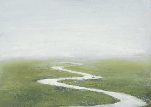 Digital Print - River Landscape by Jan Veth