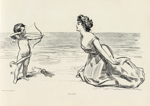 Digital Print - Big game by Charles Dana Gibson