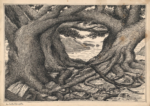 Digital Print - La Lutte Eternelle (The Eternal Struggle) by Herbert Crowley