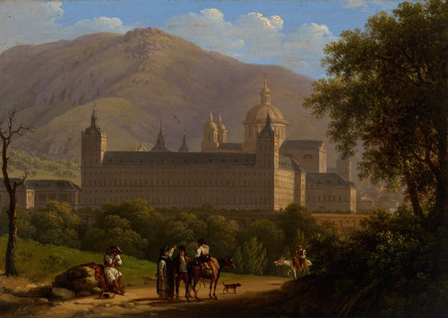 Digital Print - View of the Escorial by Giuseppe Canella