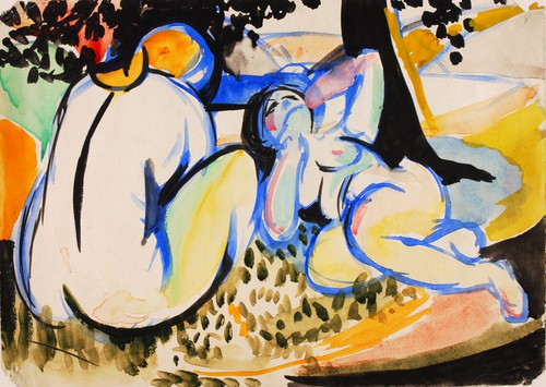 Digital Print - Nudes by Henry Lyman Saen