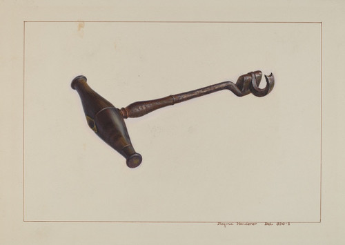 Digital Print - Turn Key Tooth Extractor by Regina Henderer