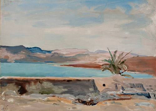 Digital Print - Capernaum on the Sea of Galilee. From the journey to Palestine by Jan Cigliski