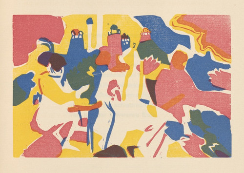 Digital Print - Klnge Pl.19 by Wassily Kandinsky