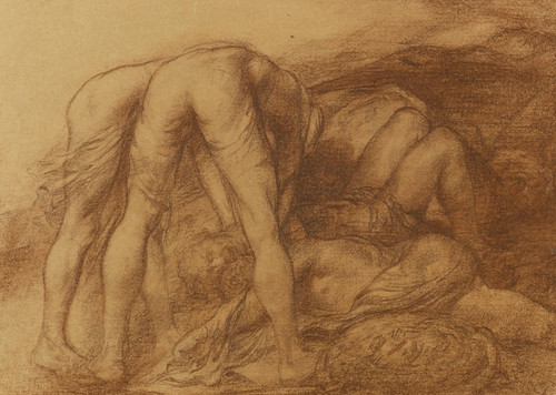 Digital Print - Figures Removing DeadSoldiers by Alphonse Legros