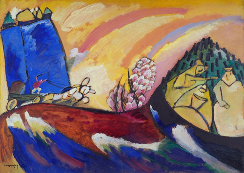 Digital Print - Painting with Troika by Wassily Kandinsky