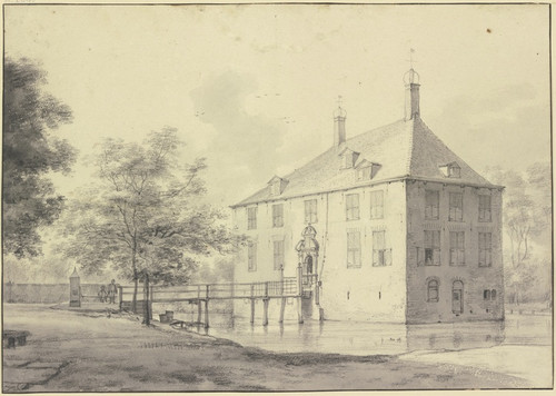 Digital Print - Schloss Poelenburg bei Heemskerk by Roelant Roghman Digital Print - Schloss Poelenburg bei Heemskerk by Roelant Roghman