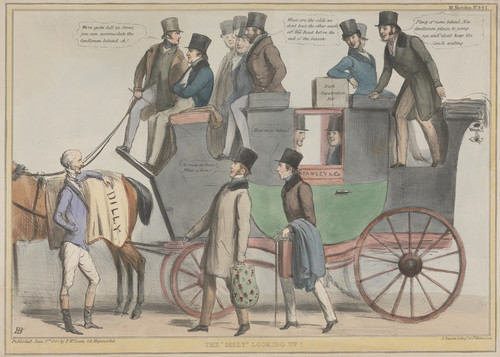 Digital Print - The 'Dilly' Looking Up by John Doyle