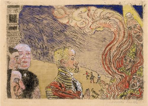 Digital Print - Auto-da-fe by James Ensor