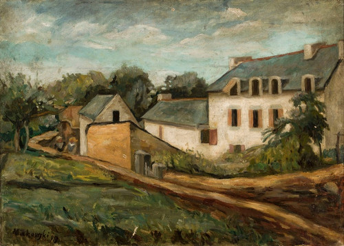 Digital Print - Landscape from Le Pouldu by Tadeusz Makowski