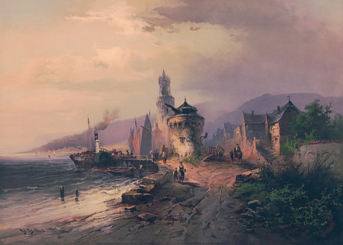 Digital Print - Andernach a Rhein by Heinrich Hiller