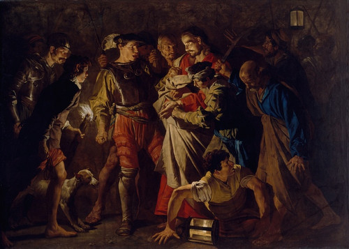 Digital Print - The Arrest of Christ by Matthias Stom