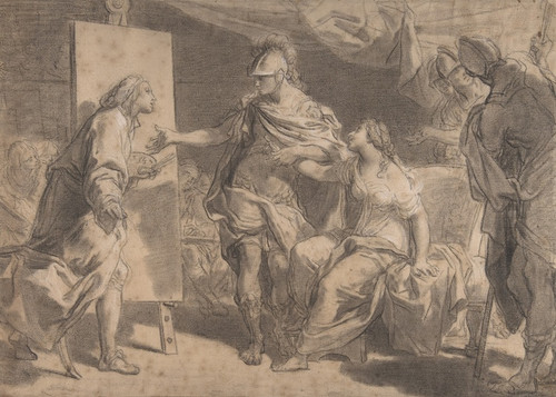 Digital Print - Alexander the Great Offering His Concubine Campaspe to the Painter Apelles by Gaetano Gandolfi