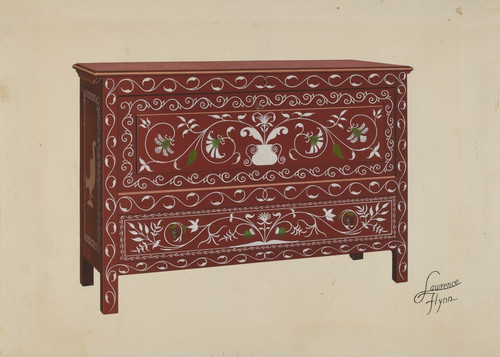 Digital Print - Chest (Front View) by Lawrence Flynn Digital Print - Chest (Front View) by Lawrence Flynn