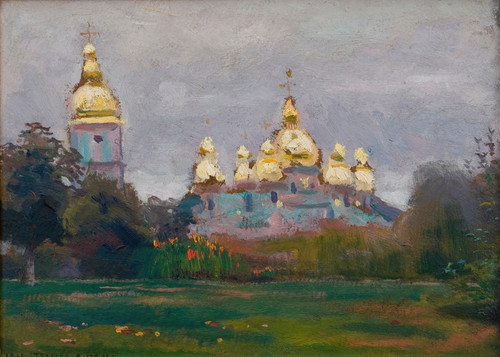 Digital Print - St Michael's Monastery in Kyiv by Jan Stanislawski