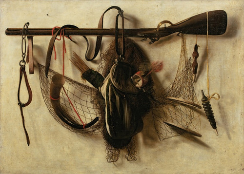 Digital Print - Still life with falconry instruments by Christoffel Pierson Digital Print - Still life with falconry instruments by Christoffel Pierson