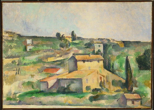 Digital Print - Fields at Bellevue by Paul Czanne