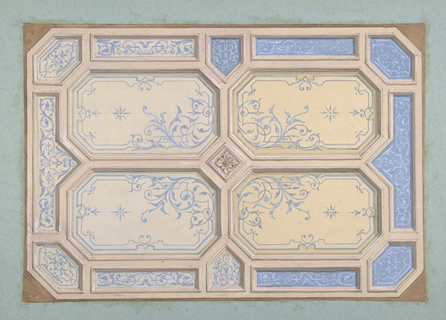 Digital Print - Design for Ceiling, Htel Hope by Jules-Edmond-Charles Lachaise