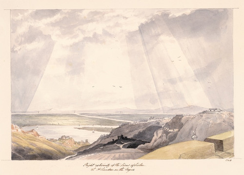 Digital Print - Bright extremity of the Lines of Lisbon at Alhandra on the Tagus by Charles Hamilton Smith