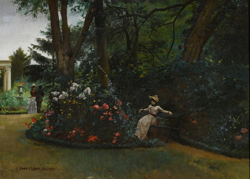 Digital Print - An Afternoon's Respite by Louis-Robert Carrier-Belleuse