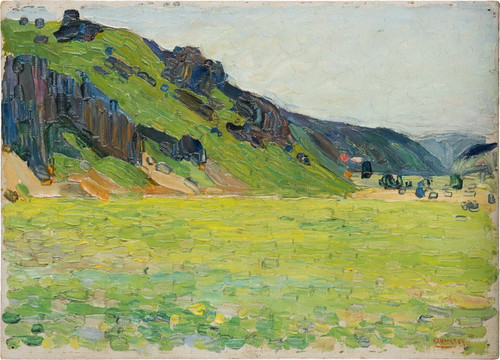 Digital Print - KallmnzLight-Green Mountains by Wassily Kandinsky