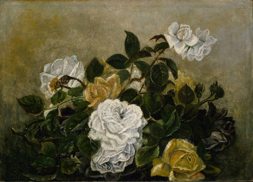 Digital Print - Still Life with Roses by Robert S. Duncanson Digital Print - Still Life with Roses by Robert S. Duncanson