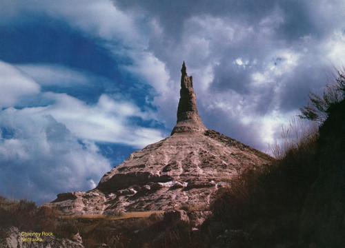 Digital Print - Scenically Yours, Chimney Rock Nebraska by U.S. Information Agency