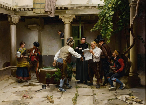 Digital Print - Breaking The News by Jules Worms