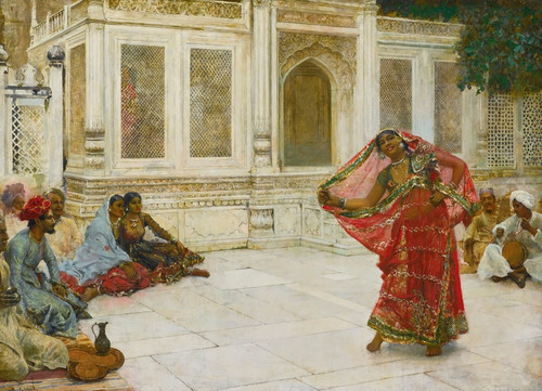 Digital Print - Dancing Girl, India by Edwin Lord Weeks