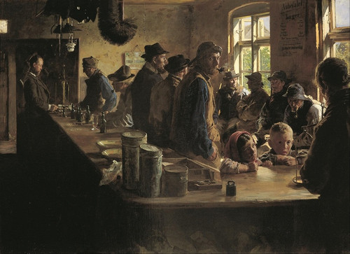 Digital Print - At the grocery store, when there is no fishing by Peder Severin Kryer