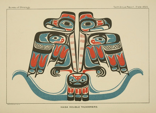Digital Print - Haida Double Thunderbird by Garrick Mallery