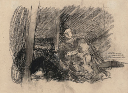 Digital Print - Mother and Child by Jakob Smits