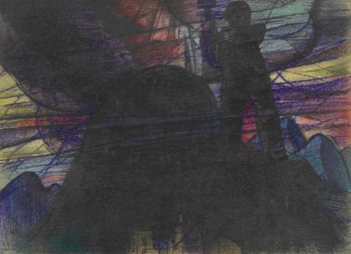 Digital Print - Ohne Titel; aus; 'Die 150 Bltter' XXII by Karl Wiener