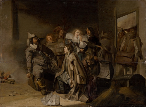 Digital Print - A Questioning of a Prisoner by workshop of Pieter Jacobs Codde