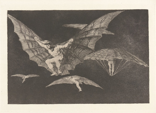 Digital Print - Where There's a Will There's a Way [A Way of Flying] (Donde Hay Ganas Hay Maa [Modo de Volar]) by Francisco de Goya
