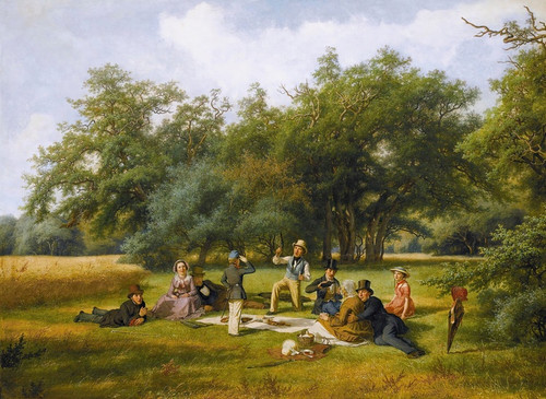 Digital Print - The Picnic by David Monies
