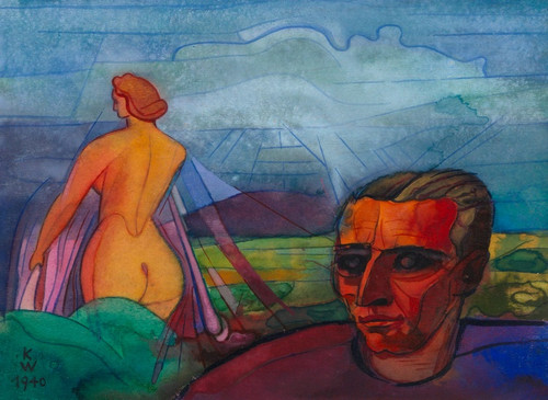 Digital Print - Ohne Titel; aus; 'Die 150 Bltter' X by Karl Wiener