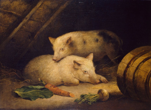 Digital Print - Pigs by George Morland