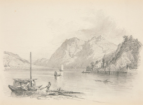 Digital Print - MountainLake by John Singer Sargent