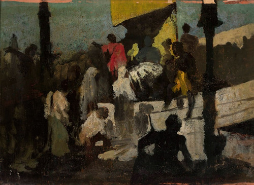 Digital Print - Roman amphitheatre, sketch by Wandalin Strzaecki