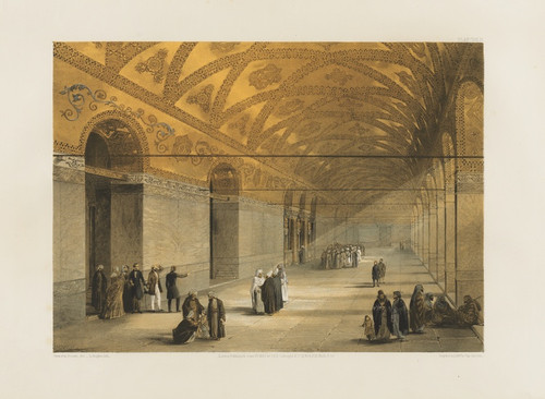 Digital Print - Aya Sofia, Constantinople; as recently restored by order of H. M. the sultan Abdul-Medjid Pl.10 by Gaspare Fossati