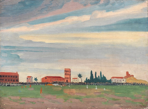 Digital Print - Football Match at Collioure by James Dickson Innes