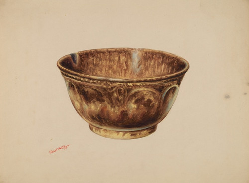 Digital Print - Bowl - Bennington by Charles Moss