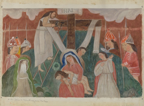 Digital Print - Station of the Cross No. 13 - Jesus is Taken Down from the Cross by William Herbert