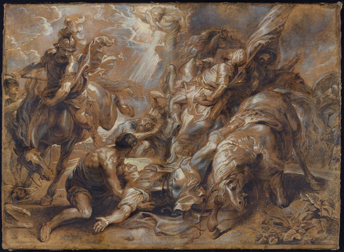 Digital Print - The Conversion of Saint Paul by Abraham van Diepenbeeck