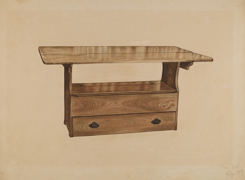 Digital Print - Seat Table by Paul Poffinbarger