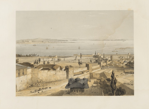 Digital Print - Aya Sofia, Constantinople; as recently restored by order of H. M. the sultan Abdul-Medjid Pl.23 by Gaspare Fossati